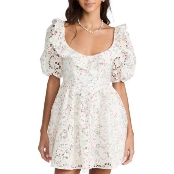 For Love And Lemons Dresses & Skirts - For Love and Lemons Magnolia Floral Mini Dress CD2923 Size S NWT